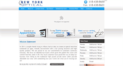 Desktop Screenshot of newyorkoptical.com